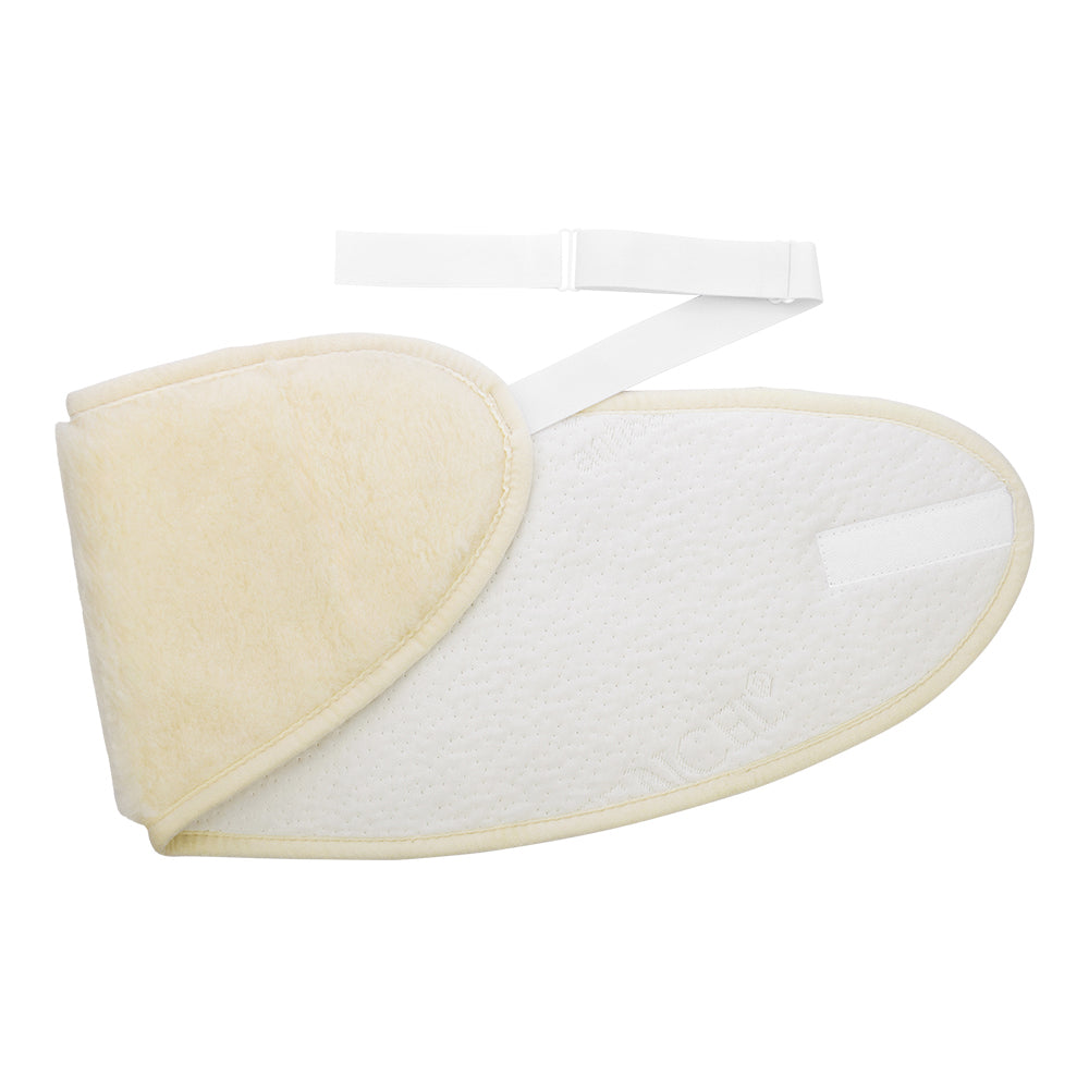 Nierenwärmer Merino Lammwolle / Silber