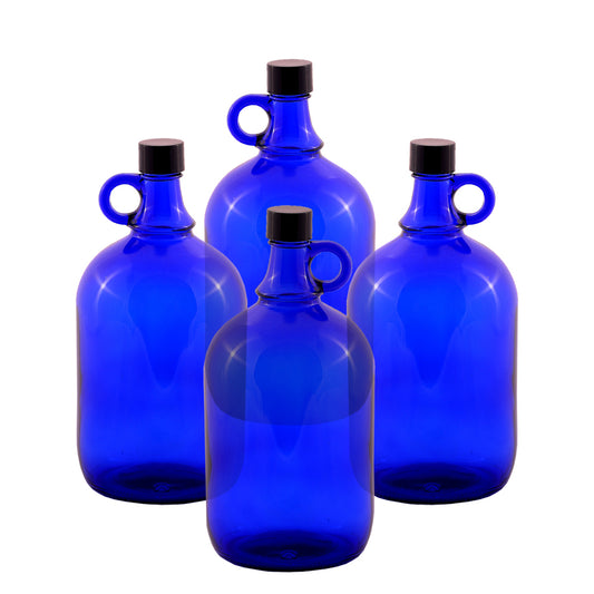 4 x Glasballonflasche 2 Liter