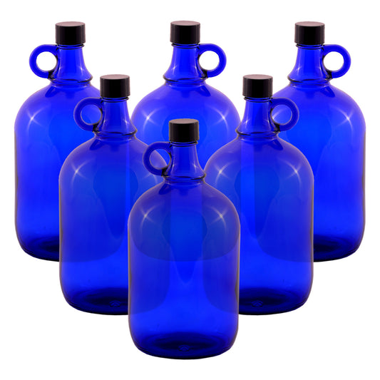 6 x Glasballonflasche 2 Liter