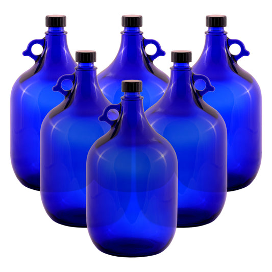 6 x Glasballonflasche 5 Liter